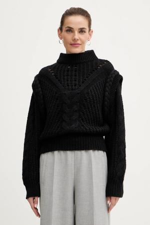 BOSS Orange sweter z dodatkiem wełny C_Fasta