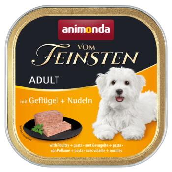 animonda Vom Feinsten mokra karma dla psa, Adult, Drób i makaron 22x150 g