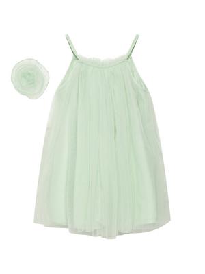 Coccodrillo Sukienka elegancka WC5128302EJG Zielony Regular Fit