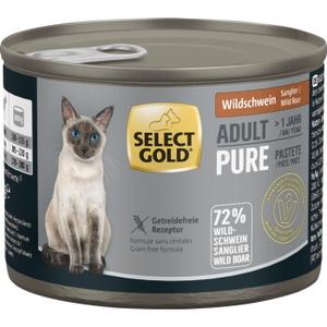 SELECT GOLD Pure Adult Pasztet Dzik 24x200 g