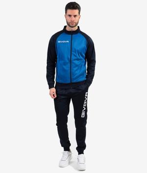 GIVOVA komplet dresowy spodnie + buza TUTA CUBA niebieski (2XL)