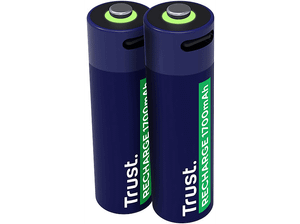 Akumulatory TRUST AA USB-C 2 szt.