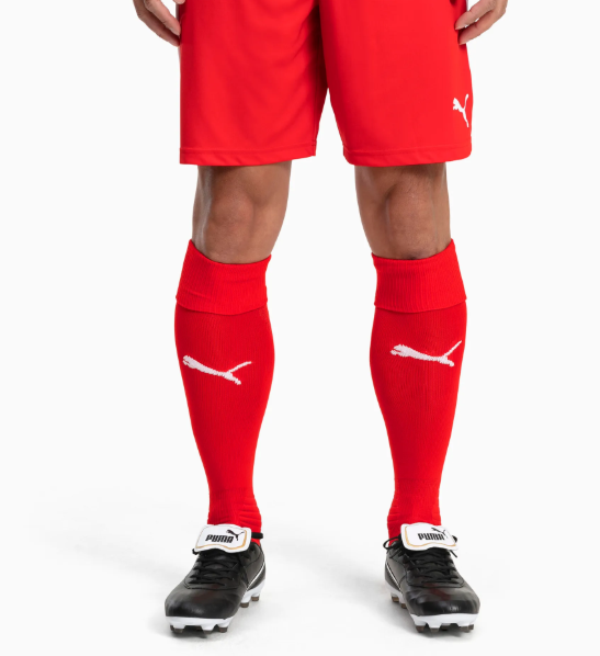 PUMA getry piłkarskie skarpety męskie LIGA czerwone (3)