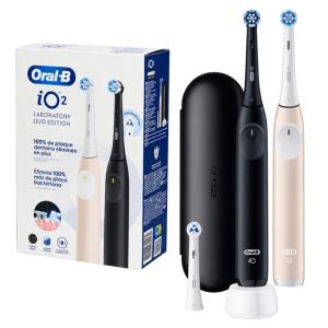 Szczoteczki do zębów Oral-B iO Series 2 Duo Lab 2 sztuki czarna i różowa