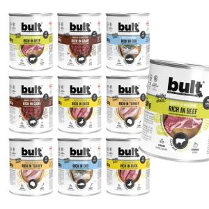 BULT mokra karma dla psa Mix Smaków 10x800g bez kurczaka Pełnoporcjowa