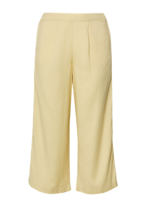 Spodnie culottes z mieszanki lnu