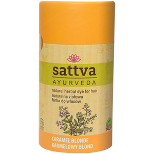 Sattva Naturalna Henna - Ziołowa Farba do Włosów Karmelowy Blond 150g