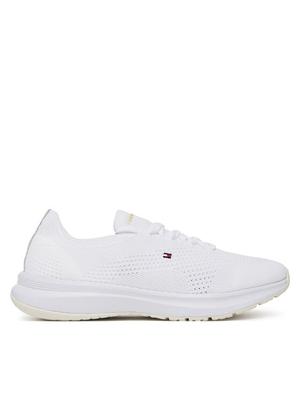 Tommy Hilfiger Sneakersy Th Knit Runner FW0FW08813 Biały
