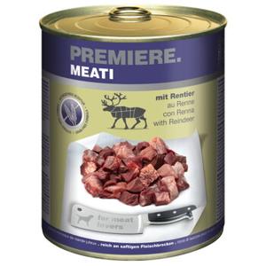 PREMIERE Meati mokra karma dla psów, Adult, Renifer 12x800 g