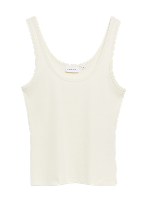 Prążkowany tank top