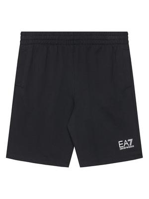 EA7 Emporio Armani Szorty sportowe 7B000026 AF10380 UC001 Czarny Regular Fit