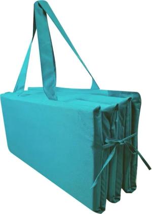MATA NA PLAŻE KAMIENISTE MATA PLAŻOWA GRUBA DO CHORWACJI 180x60x3cm rączki