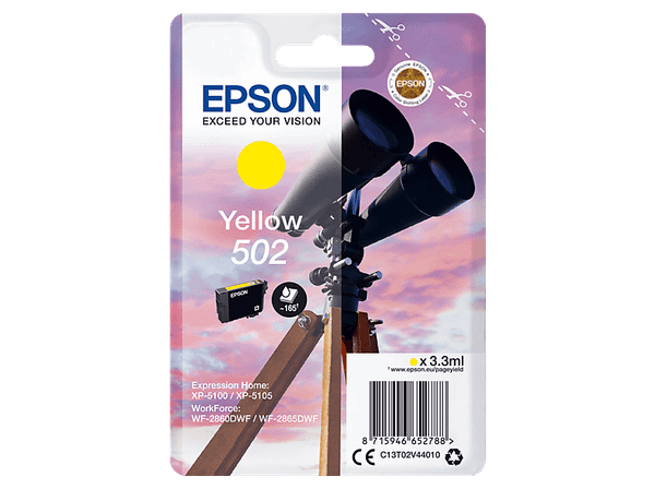 Wkład atramentowy EPSON 502 Żółty