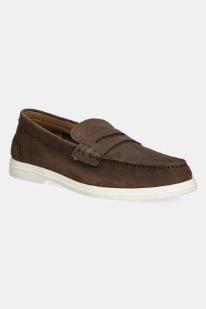Tommy Hilfiger mokasyny nubukowe TOMMY HILFIGER NUBUCK P LOAFER