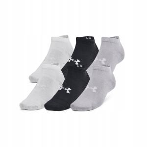UNDER ARMOUR skarpety sportowe stopki 6 pak multikolor (SM)