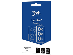 Szkło ochronne na obiektyw 3MK Lens Protection Pro do Samsung Galaxy S24 Ultra Czarny