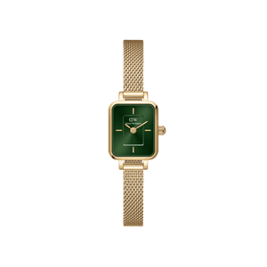 Daniel Wellington DW Watch Quadro Mini Evergold Emerald 15mm Gold