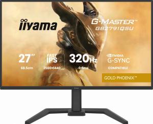 IIYAMA Monitor 27 cali GB2791QSU-B1 0.6ms, DP, 2xHDMI 2.1, 320Hz, Fast IPS, WQHD, 350 cd/m2, USB HUB x4