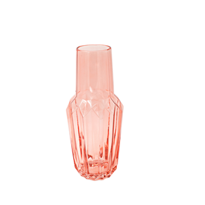 Wazon Crystal łososiowy 15,5 x 37 cm 7489