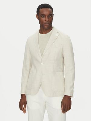 BOSS Marynarka C-Hanry-252 50540742 Écru Slim Fit
