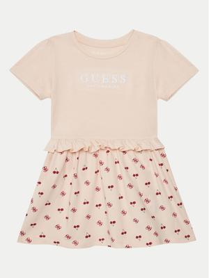 Guess Sukienka codzienna K5GK08 K6YW4 Różowy Regular Fit