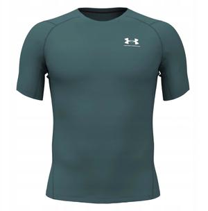 UNDER ARMOUR koszulka męska treningowa UA HG Armour Comp SS zielona (L)