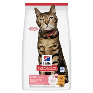 Hill's Science Plan sucha karma dla kota, Adult, Light Kurczak 10 kg