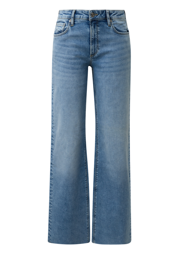 Dżinsy Catie / Slim Fit / Średni stan / Szeroka nogawka / Superstretch