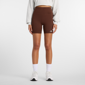 Spodenki damskie New Balance WS51114ABJ – brązowe