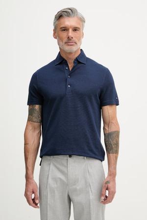 Tommy Hilfiger polo swetrowe męskie z lnem NEW YORK