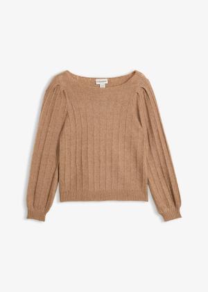 Sweter z rękawami bufkami