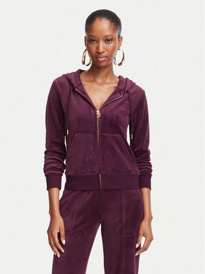 Juicy Couture Bluza Robertson JCAP176G Fioletowy Slim Fit