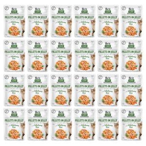 Brit Care Cat Pouch Fillets in Jelly with Wholesome Tuna 24 x 85 g