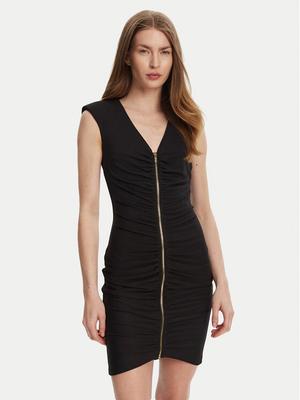 Just Cavalli Sukienka koktajlowa 78PAO949 Czarny Slim Fit