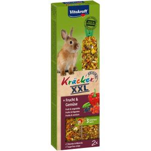 Vitakraft Kräcker XXL dla królików miniaturowych, owoce i warzywa 2x4 szt