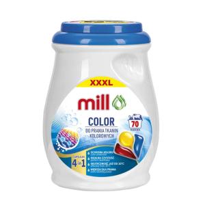 MILL Professional Kolor Kapsułki do Prania Koloru XXXL 70 sztuk