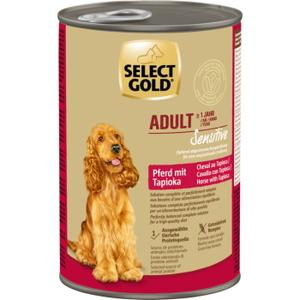 SELECT GOLD mokra karma dla psa Sensitive Adult Konina z tapioką 24x400 g