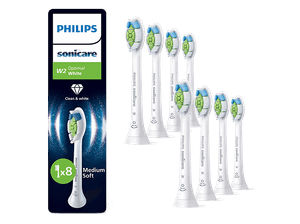 Końcówki do szczoteczki PHILIPS SONICARE Sonicare W2 Optimal White HX6068/87 8 szt. Biały