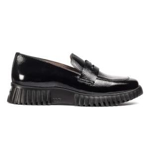 Wonders Półbuty Damskie Skórzane Czarne A-4402-NEGRO r.39