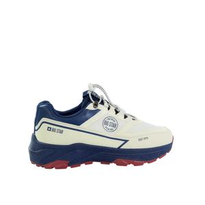 Męskie beżowo-granatowe sneakersy BIG STAR TT174334