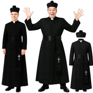 STRÓJ KSIĘDZA NA HALLOWEEN KSIĄDZ BISKUP WIKARY KLECHA OJCIEC MATEUSZ XL