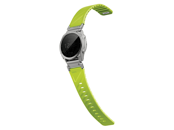 Pasek magnetyczny UNIQ Fluo do Garmin Quick Release 22mm i QuickFit Limonkowy