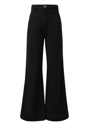 Dżinsy / Slim Fit / Wysoki stan / Rozkloszowana nogawka