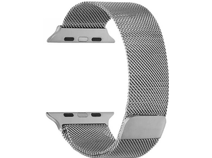 Bransoleta TOPP do smartwatcha Watch 42 mm/Watch 44 mm Srebrny siateczka 40-37-1849