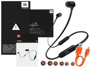 UNIWERSALNE SŁUCHAWKI BEZPRZEWODOWE JBL C16BT DOKANAŁOWE BLUETOOTH 6h BT4.0
