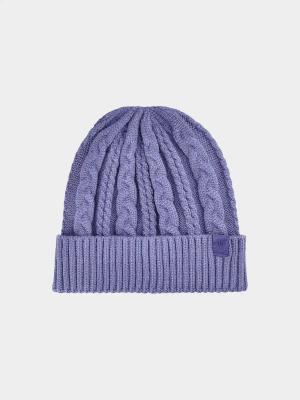 4F Czapka zimowa F457 niebieska (one size)