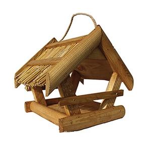 Karmnik dla ptaków słomkowy 22 x 18 x 18 cm