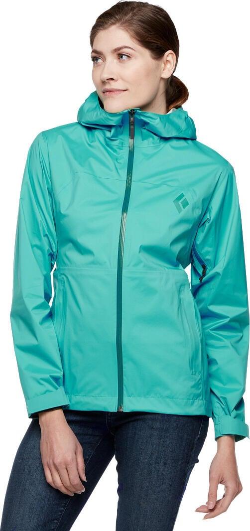 Black Diamond Kurtka przeciwdeszczowa damska Stormline Stretch Rain Jacket zielona (S)