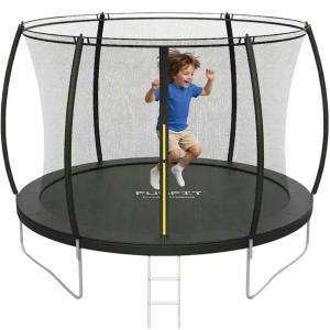 Trampolina ogrodowa dla dzieci 312cm FUNFIT siatka wewnętrzna PREMIUM 10ft