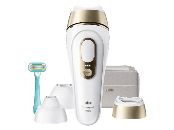 Depilator IPL BRAUN Silk-expert Pro 5 PL 5351 Biało-złoty